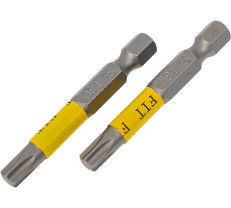 Биты кованые Профи односторонние (2 шт; Т30; 50 мм; сталь S2) FIT 57519