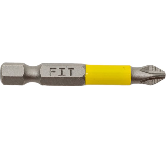 Биты кованые Профи односторонние (2 шт; PH2; 50 мм; сталь S2) FIT 57505