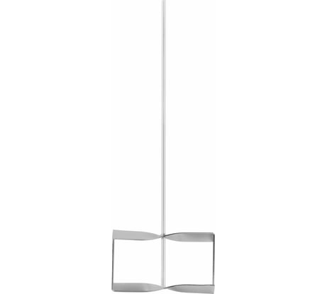 Миксер для строительных смесей оцинкованный усиленный Профи 212x600 мм FIT 04276