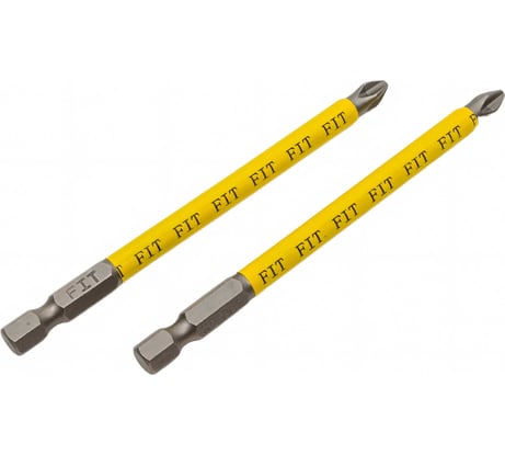 Биты кованые Профи односторонние (2 шт; PH2; 100 мм; сталь S2) FIT 57509