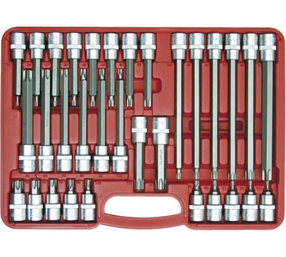 Набор головок-бит (32 шт; TORX; 1/2") Сорокин 1.332