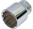 Головка торцевая 12-гранная (1 дюйм; 1/2DR) AmPro T334466 3