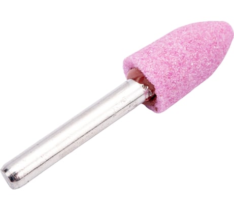 Шарошка абразивная цилиндрическая с острым наконечником 14x25 мм, К60, хв-к 6 мм Энкор 21659