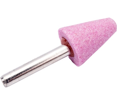 Шарошка абразивная конус с закруглением 20x18 мм, К60, хв-к 6 мм Энкор 21662