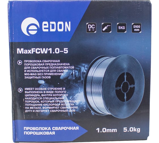 Проволока порошковая сварочная Edon Max FCW1,0-5 30080