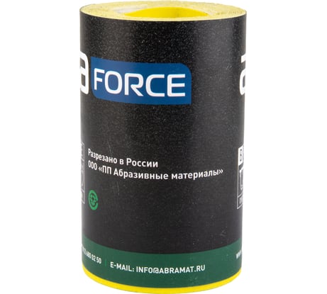 Наждачная бумага желтая 115мм х 5м Р80 ABRAforce 24529