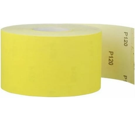 Бумага наждачная (50 м; 115 мм; Р120; желтая) Abraforce 53091