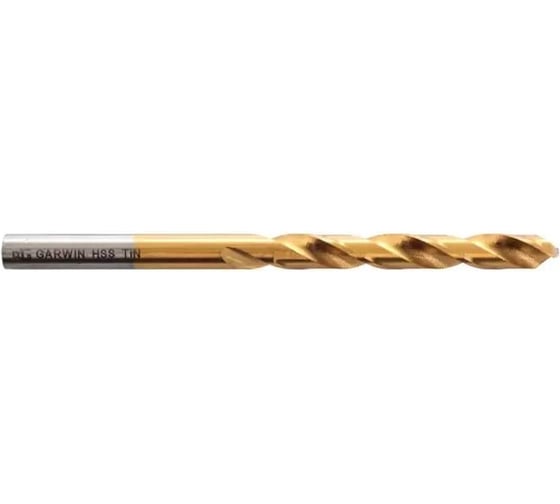 Сверло спиральное по металлу GARWIN 11,2 мм, DIN 338, HSS-G, 5xD, 118, HA, TiN, тип N 100540-11,2