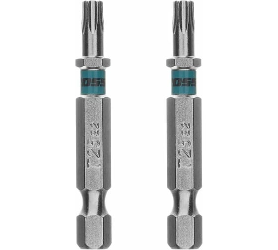 Бита GROSS Torx 25х50мм, сталь S2, шестигр., 2 шт 114711