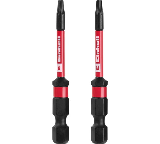 Бита KWB Einhell Double Torsion 60мм T10, ударная,магнитная, 2 шт 132150
