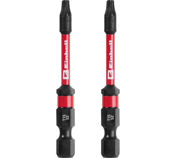 Бита KWB Einhell Double Torsion 60мм T15, ударная,магнитная, 2 шт 132160