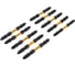 Биты TOLSEN торсионные двухсторонние Industrial 1/4 PH2 x 65 мм, S2, 10 шт, пласт. бокс 20582 2