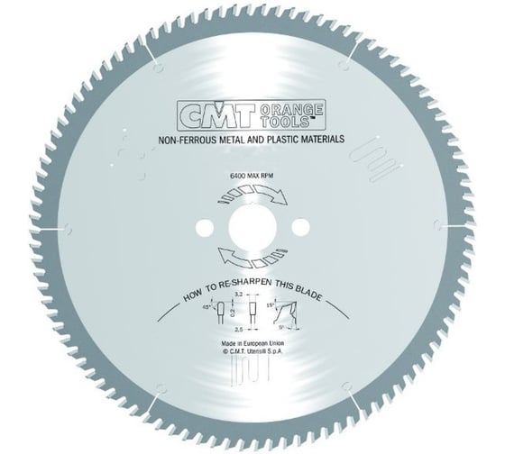 Диск пильный CMT 216x30x2,6/2,2 5 TCG Z=40 284.216.40M