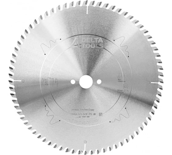 Дисковая пила для ФРЦ DELTA TOOLS Premium 350*4.4/3.2*30 Z72 TR-F (NEW) 06-8845