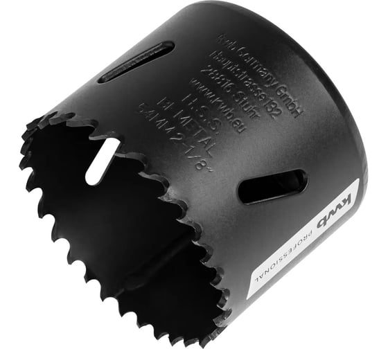 Коронка KWB HSS-CO 8% BI-METALL Professional 54мм 598-054