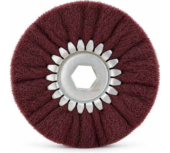 Складчатый круг TOTFLEX из нетканого материала 150мм VERY FINE (P240) 4631182957910