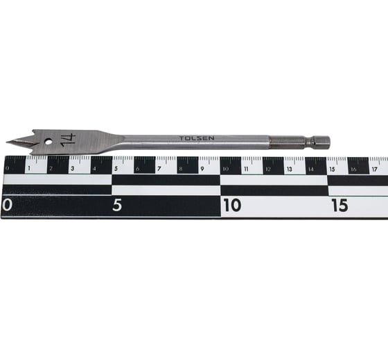 Сверло по дереву перьевое 14х152 мм, 1/4'' TOLSEN 75636