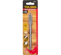 Сверло по дереву перьевое 12х152 мм, 1/4'' TOLSEN 75634