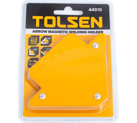 Угольник треугольный магнитный для сварки 25LBS TOLSEN 44910