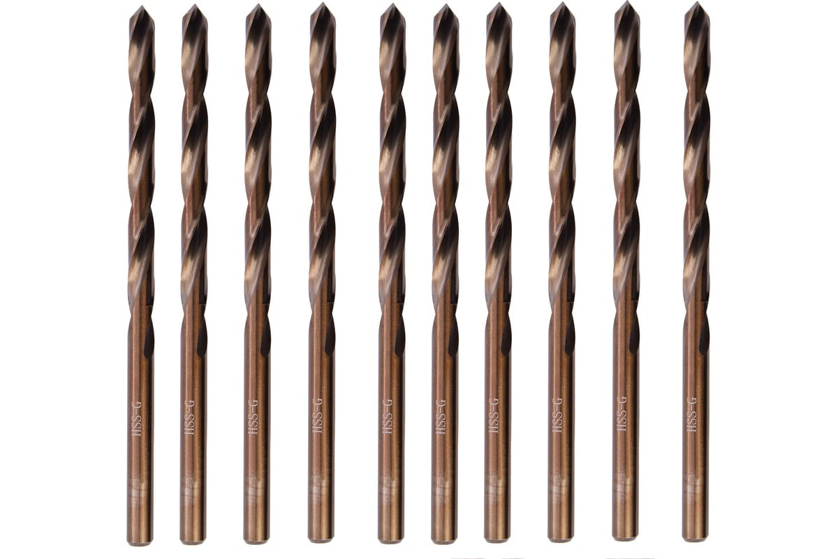 Сверло (10 шт; 2 мм; ц/х; вышлифованное Класс А1; HSS-G) SDW TOOLS ...