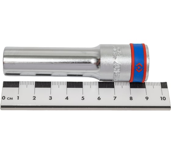 Головка торцевая глубокая шестигранная 1/2", 13 мм KING TONY 424513M