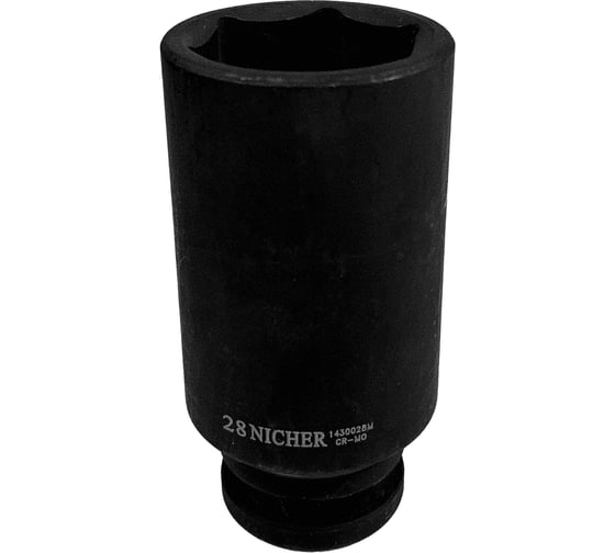 Головка ударная длинная 6-гранная (28 мм; 1/2") NICHER 1430028M 1