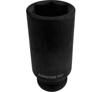 Головка ударная длинная 6-гранная (26 мм; 1/2") NICHER 1430026M