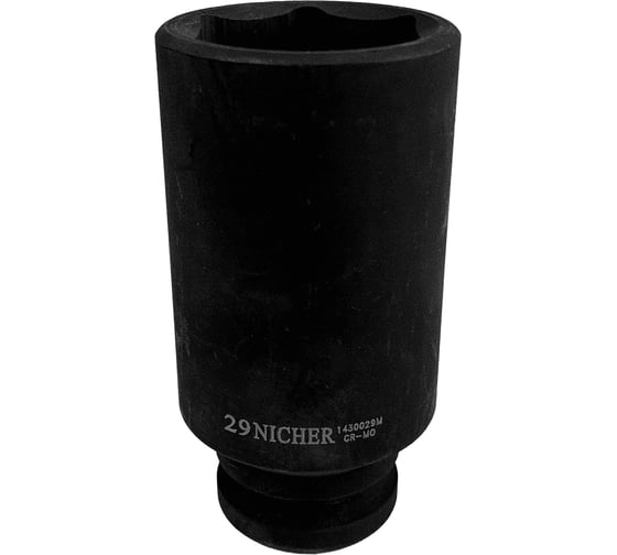 Головка ударная длинная 6-гранная (29 мм; 1/2") NICHER 1430029M
