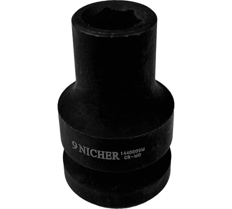 Головка ударная 6-гранная (9 мм; 1/2") NICHER 1440009M