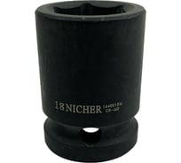 Головка ударная 6-гранная (18 мм; 1/2") NICHER 1440018M