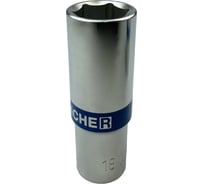 Головка длинная 6-гранная (18 мм; 1/2") NICHER 430018MTC