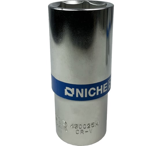 Головка длинная 6-гранная (25 мм; 1/2") NICHER 430025MTC