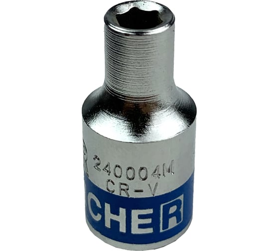Головка 6-гранная (4 мм; 1/4") NICHER 240004MTC