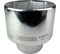 Головка 6-гранная (55 мм; 3/4") NICHER 640055MC