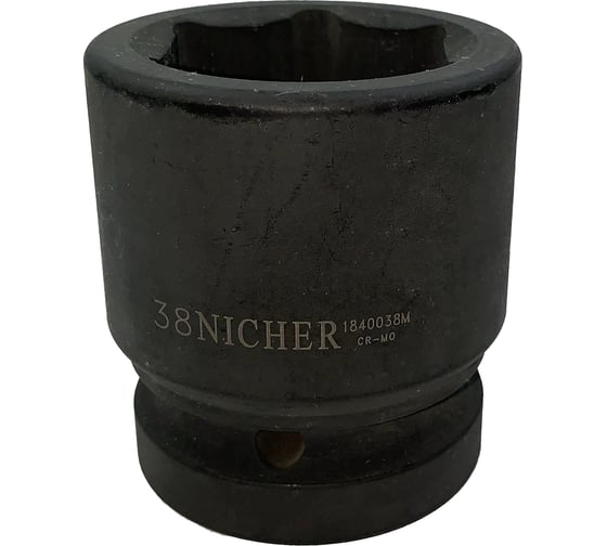 Головка ударная 6-гранная (38 мм; 1") NICHER 1840038M