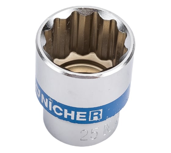 Головка 12-гранная (25 мм; 1/2") NICHER 440525MTC