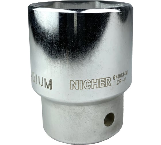 Головка 6-гранная (34 мм; 3/4") NICHER 640034MC