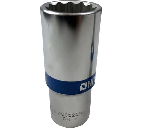 Головка длинная 12-гранная (23 мм; 1/2") NICHER 430523MTC