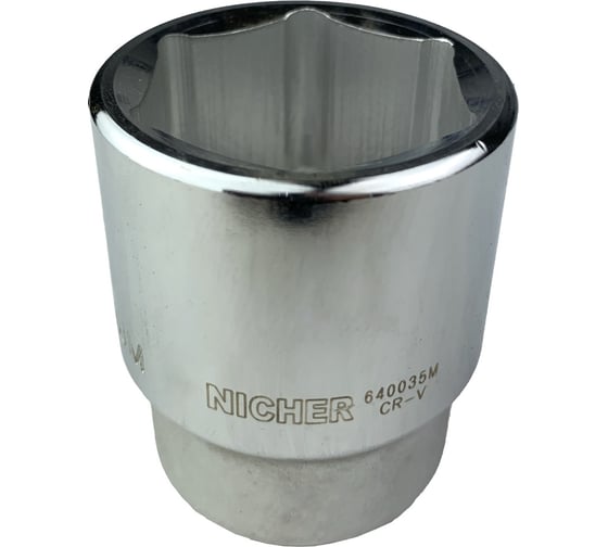 Головка 6-гранная (35 мм; 3/4") NICHER 640035MC 1