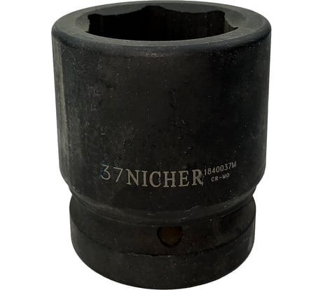 Головка ударная 6-гранная (37 мм; 1") NICHER 1840037M