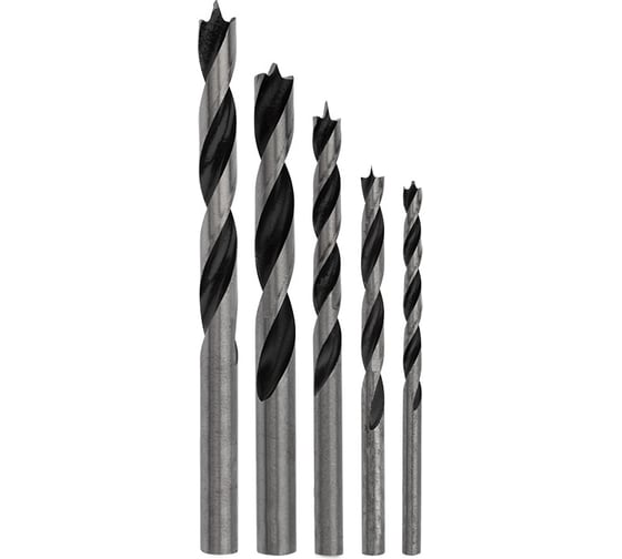 Набор сверл по дереву 4-10 мм, 5 шт KRANZ KR-91-0750