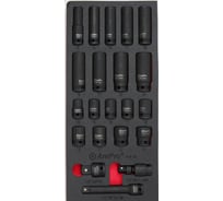Набор ударных головок 1/2" 21 предмет в мягком ложементе AmPro A5618