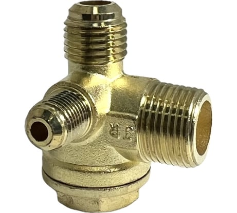 Клапан обратный для компрессора резьба наружная 1/4", 3/8", 1/8" Pegas pneumatic 4312