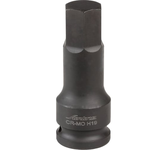Головка ударная торцевая 1/2"DR, внешний 6-гранник, Hex19 Airline ATAS016 1