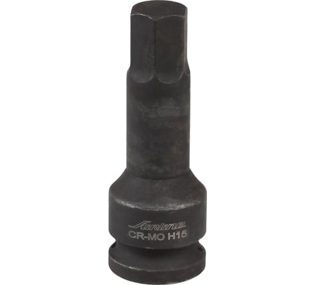Головка ударная торцевая 1/2"DR, внешний 6-гранник, Hex15 Airline ATAS012