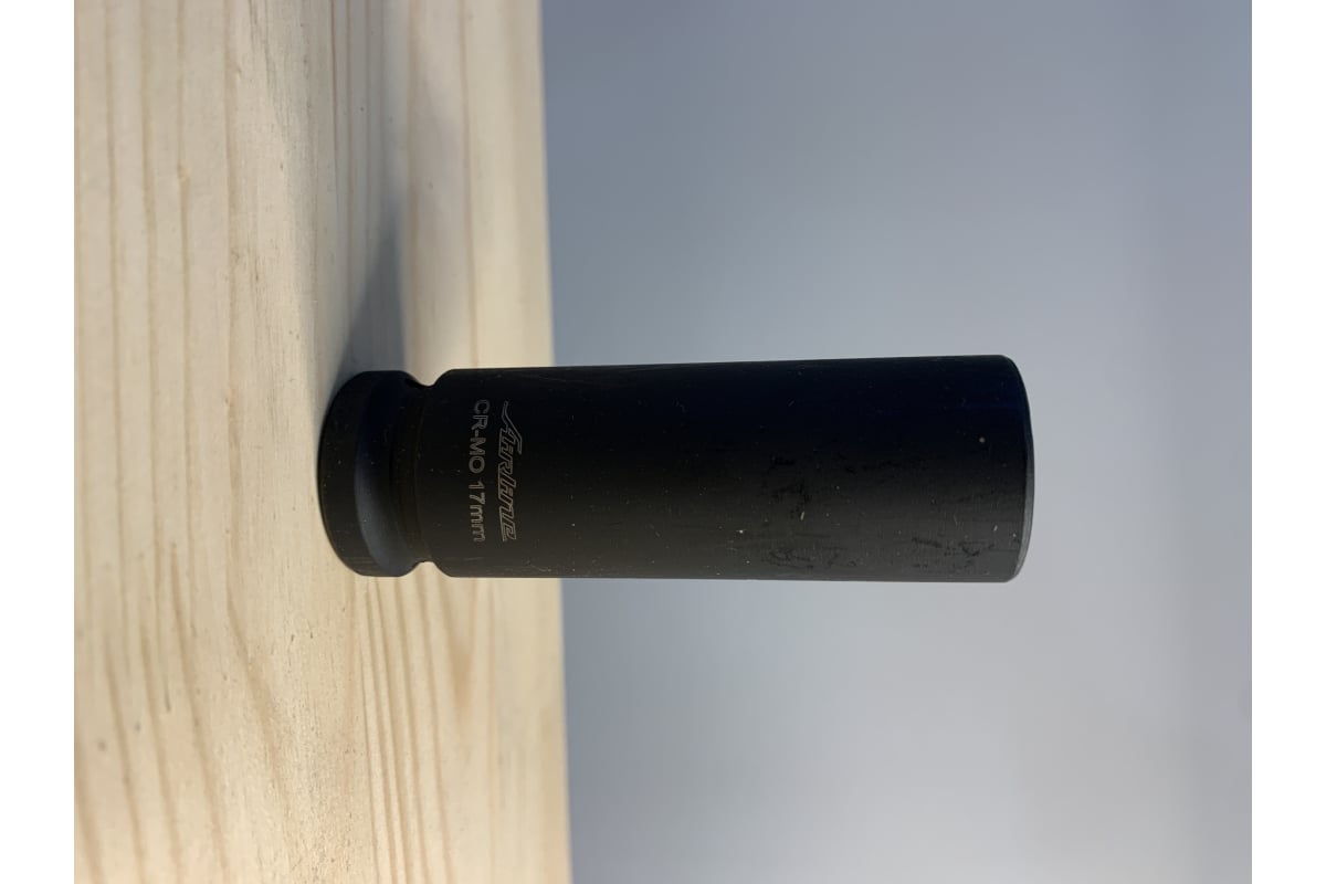 Головка ударная торцевая 6-гранная удлинённая 1/2"DR, 17 мм Airline AT ...