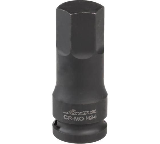 Головка ударная торцевая 1/2"DR, внешний 6-гранник, Hex24 Airline ATAS019