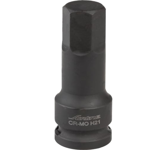 Головка ударная торцевая 1/2"DR, внешний 6-гранник, Hex21 Airline ATAS017 1