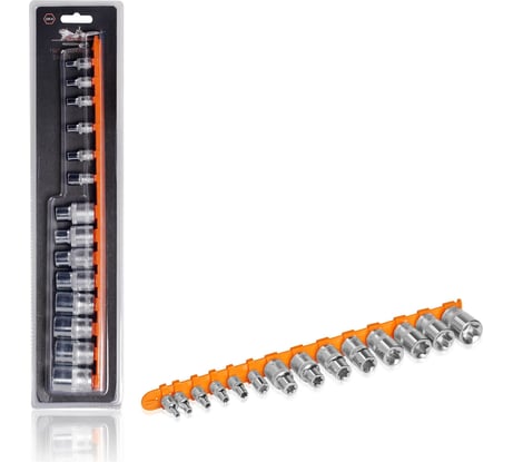 Набор головок на подвесе TORX 14 шт, E4-E24 AIRLINE AT-BS-35