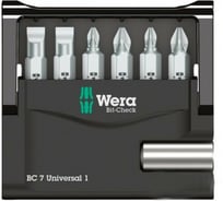 Набор бит MINI-CHECK SB 7 предметов WERA WE-073406